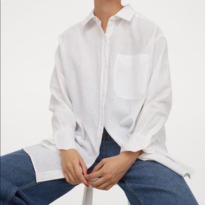 Oversized H&M White Button Down